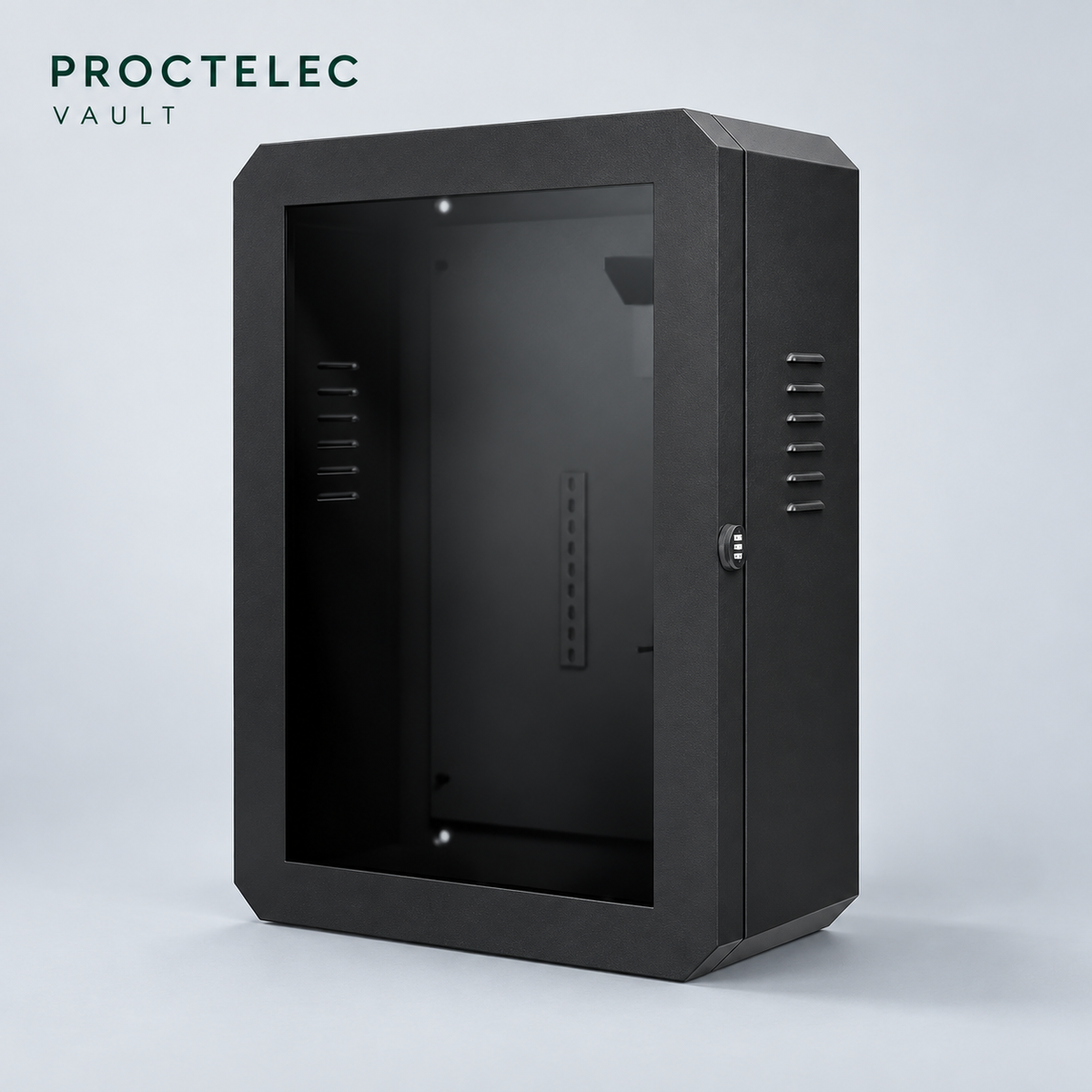 Coffret métallique Vault pour limiter l’accès à une borne murale